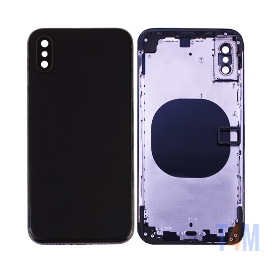 Back Cover+Frame Apple iPhone XS Black